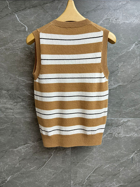 미우미우 스트라이프 니트 베스트