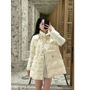 몽클레어 트위드 패딩 자켓