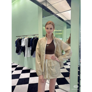 프라다 드로스트링 나일론 자켓