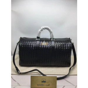 보테가 베네타 인트레치아토 더플백 55 (컬러 블랙)