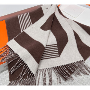 에르메스 H 카사크 A 부클 캐시미어 머플러