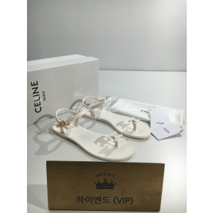 셀린느 젤리 베이 샌들 화이트